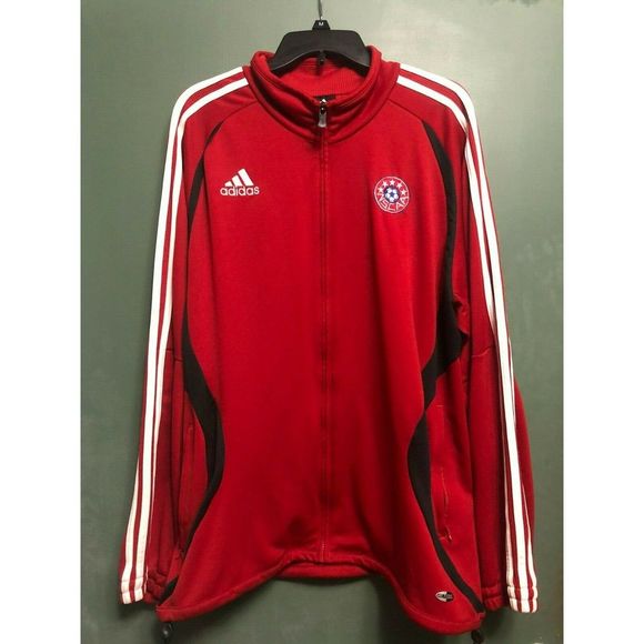 NSCAA Adidas Clima365 Mens Size L Soccer Jacket - Picture 1 of 8